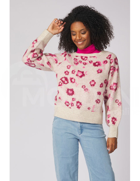 VILA - VIALVA L/S BOATNECK JACQUARD KNIT TOP/SU Tbilisi - photo 1