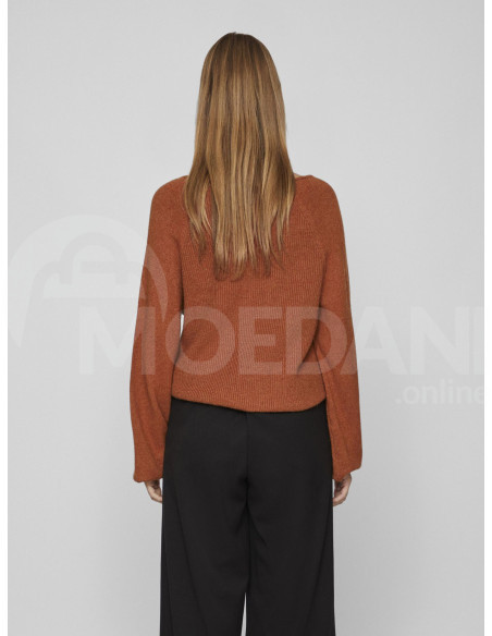 VILA - VIRIL L/S NEW NECK DETAIL KNIT TOP Тбилиси - изображение 2