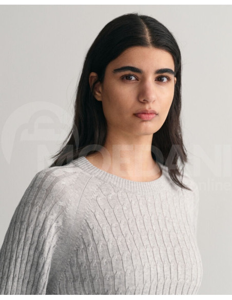 Gant - GANT Cable Knit Crew Neck Sweater თბილისი - photo 3