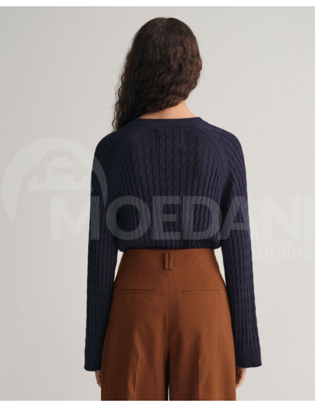 Gant - GANT Cable Knit Crew Neck Sweater თბილისი - photo 1