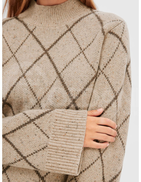 SELECTED FEMME - SLFARIL LS KNIT HIGH NECK თბილისი - photo 4