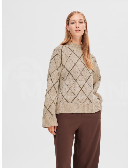 SELECTED FEMME - SLFARIL LS KNIT HIGH NECK თბილისი - photo 2