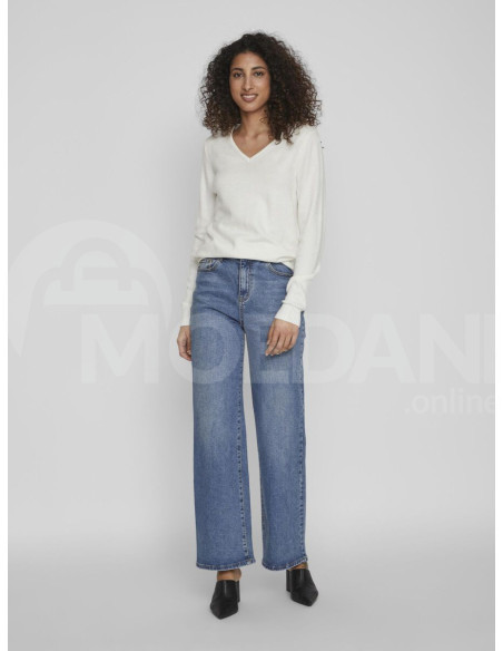 VILA - VIRIL V-NECK L/S  KNIT TOP - NOOS თბილისი - photo 3