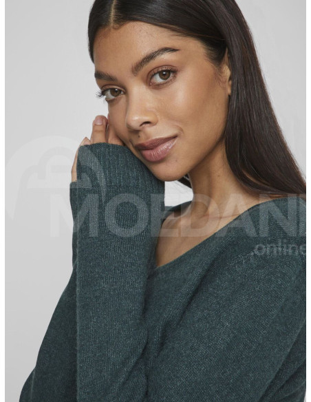 VILA - VIRIL V-NECK L/S  KNIT TOP - NOOS თბილისი - photo 2