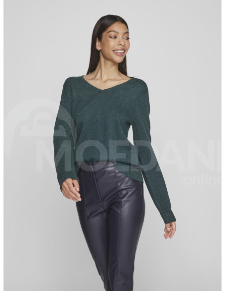 VILA - VIRIL V-NECK L/S  KNIT TOP - NOOS თბილისი - photo 3