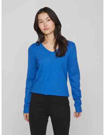VILA - VIRIL V-NECK L/S  KNIT TOP - NOOS Tbilisi