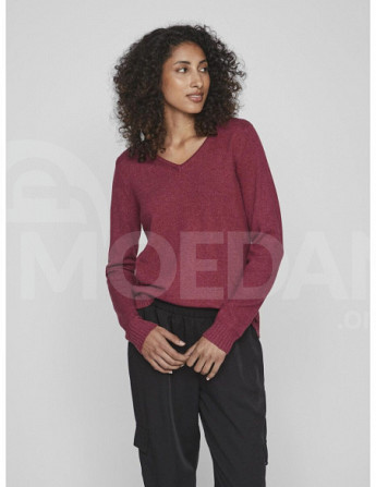 VILA - VIRIL V-NECK L/S  KNIT TOP - NOOS Тбилиси - изображение 2