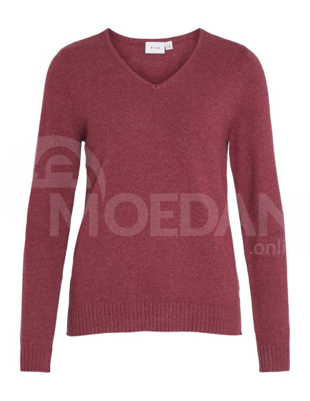 VILA - VIRIL V-NECK L/S  KNIT TOP - NOOS თბილისი - photo 6