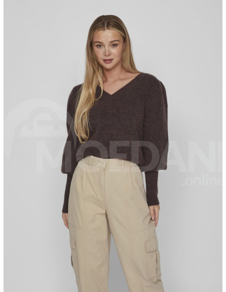 ROUGE VILA - VILOA REVERSABLE L/S V-NECK KNIT/SU/ROU თბილისი - photo 1