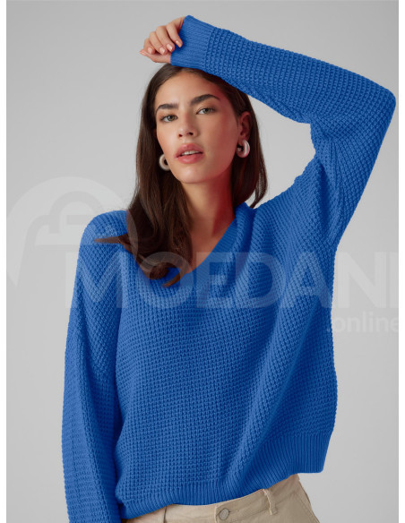 Vero Moda - VMLEANNA LS V-NECK SHORT PULLOVER GA BOO თბილისი - photo 1