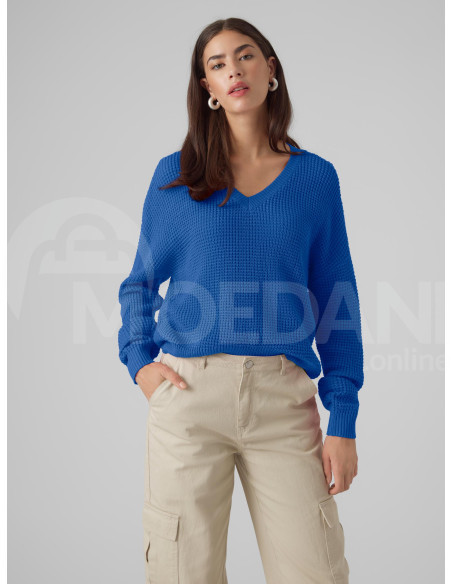 Vero Moda - VMLEANNA LS V-NECK SHORT PULLOVER GA BOO თბილისი - photo 3