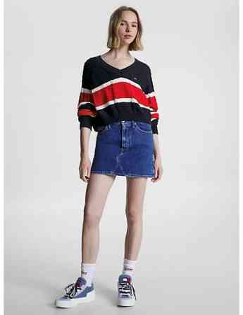 Tommy Jeans - TJW CRP STRIPE V-NECK SWEATER Tbilisi