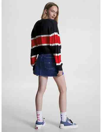 Tommy Jeans - TJW CRP STRIPE V-NECK SWEATER Tbilisi