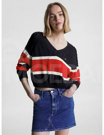 Tommy Jeans - TJW CRP STRIPE V-NECK SWEATER Tbilisi - photo 2