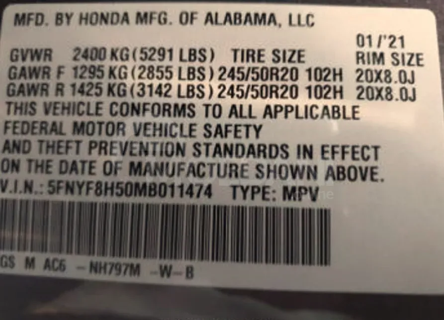 Honda Passport 2021 თბილისი - photo 8