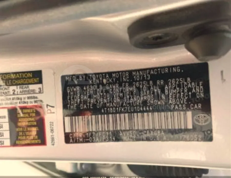 Toyota Camry 2.5L 2014 Тбилиси - изображение 9