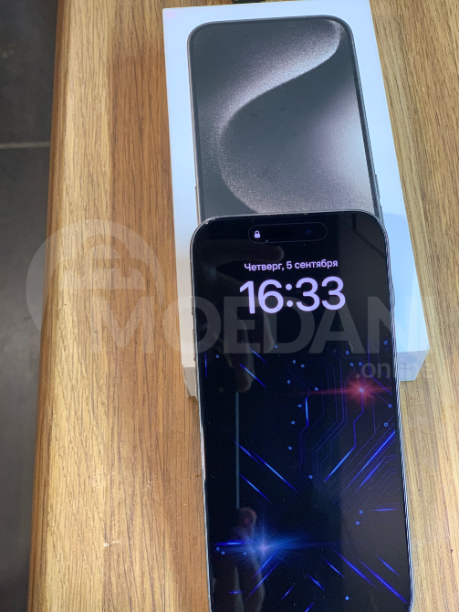 iPhone 15 Pro Natural Titanium 256GB თბილისი - photo 1