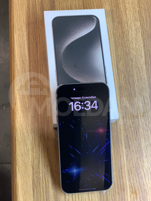 iPhone 15 Pro Natural Titanium 256GB თბილისი - photo 3