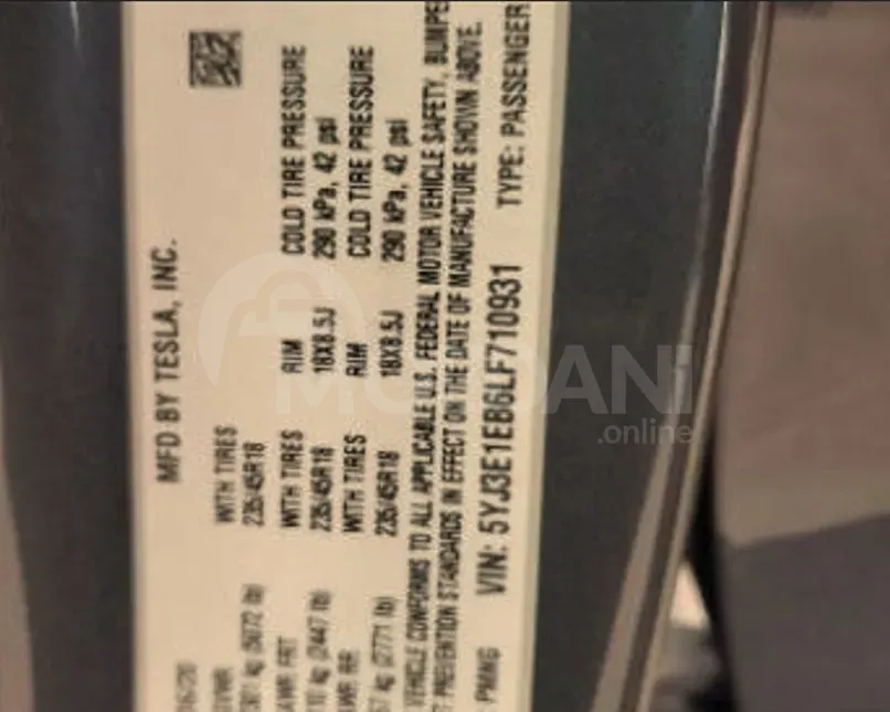 Tesla Model 3 2020 თბილისი - photo 11