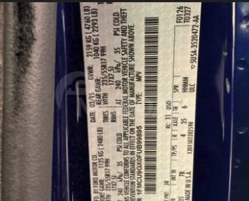 Ford Escape 1.6L 2015 თბილისი - photo 11