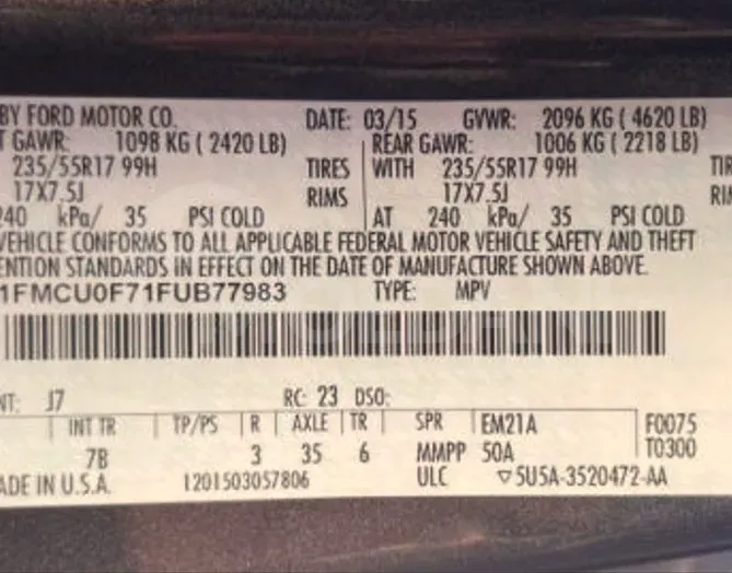 Ford Escape 2.5L 2015 თბილისი - photo 9