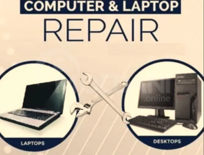 Computer repair, diagnostics, enhancement, cable management Tbilisi - photo 1