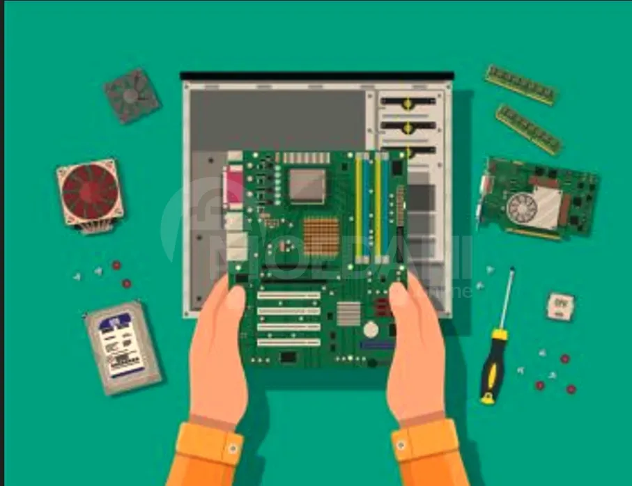 Კომპიუტერების გაძლიერება გამოძახებით, აწყობა, კაბელმენეჯმენტი თბილისი - photo 1