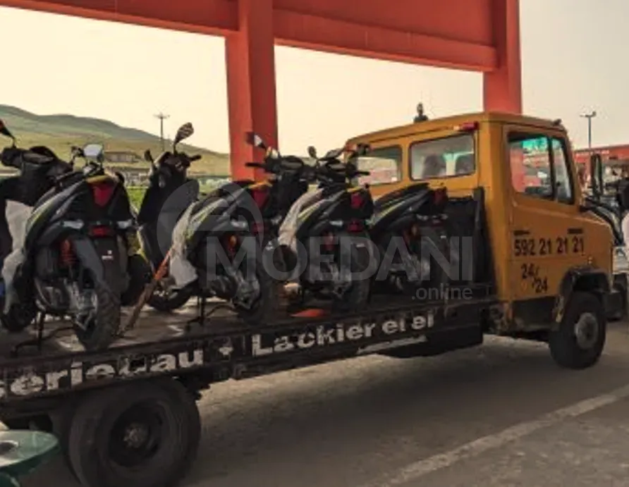 Moving a moped with a tow truck Tbilisi - photo 8