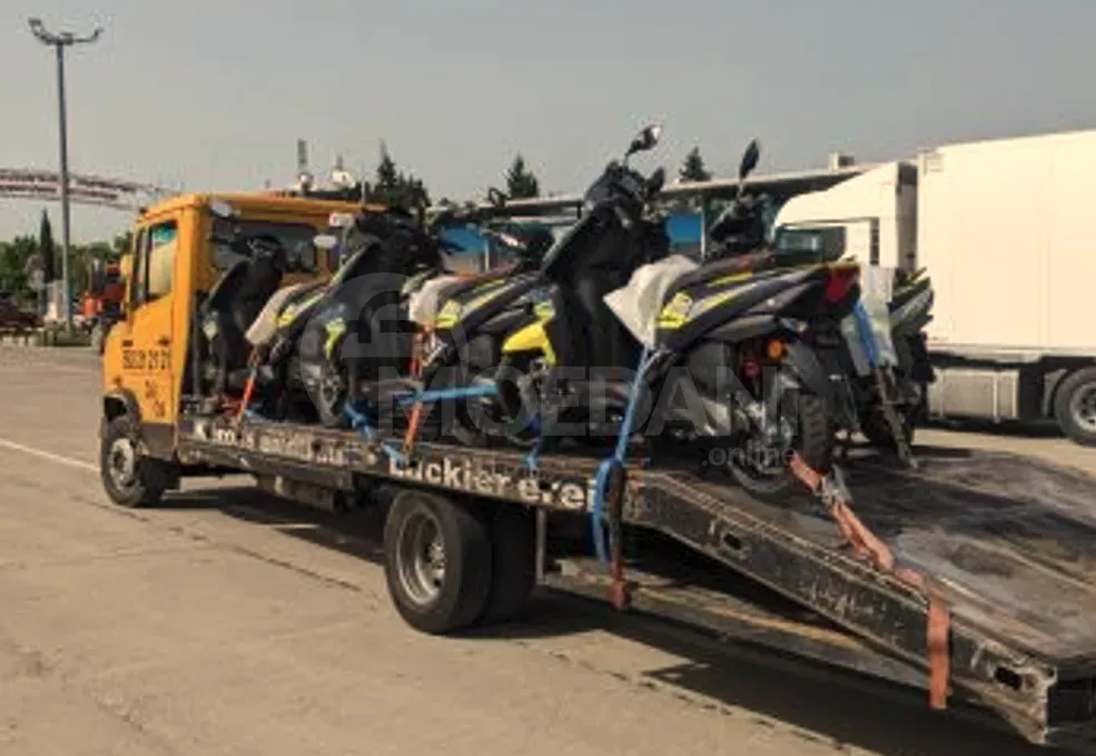 Moving a moped with a tow truck Tbilisi - photo 6