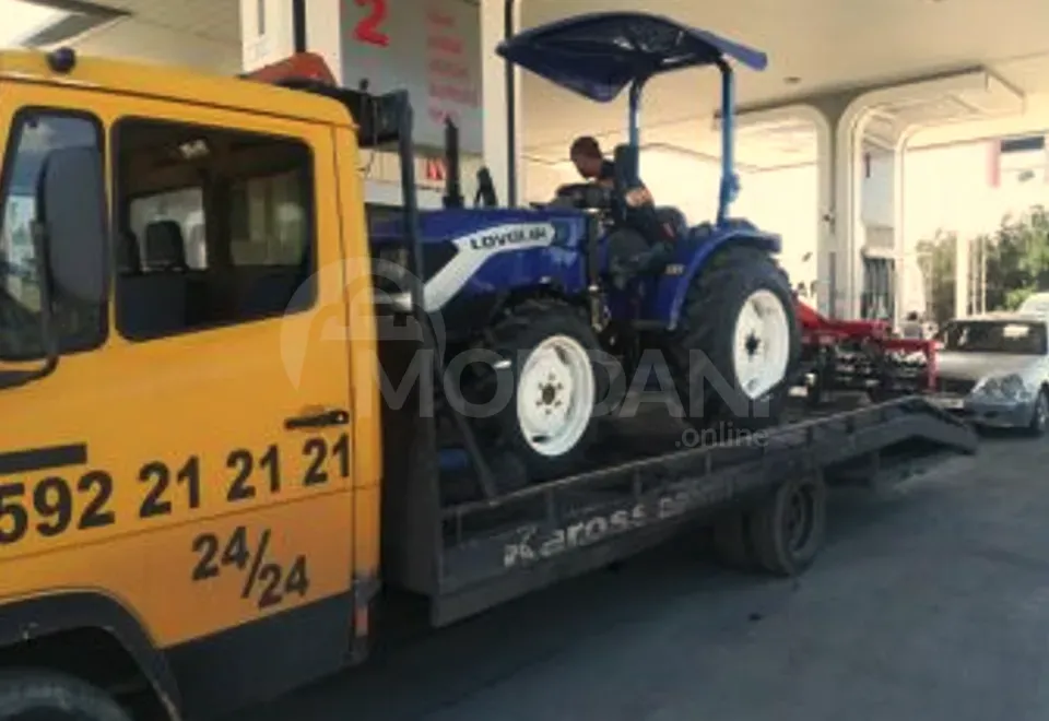 Მძიმე ტექნიკის გადატანა ევაკუატირით 24/7 თბილისი - photo 2