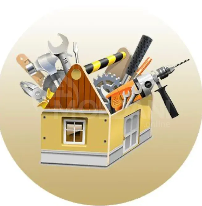 Hardening of the floor, laying of laminate, painting works Tbilisi - photo 1