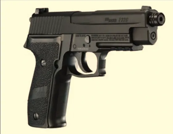 SIG Sauer P226 ხრახნლულიანი ტირის ტყვიებზე Made in Japan თბილისი