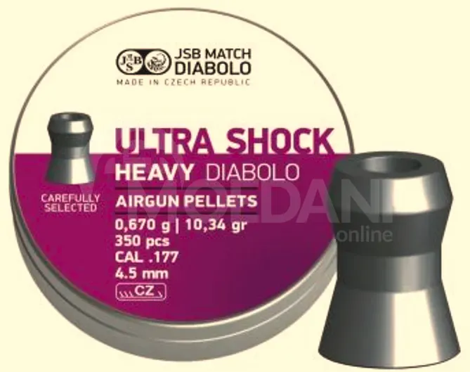 JSB Ultra Shock Heavy 0,67–10,34 г. 350 шт. Тбилиси - изображение 1