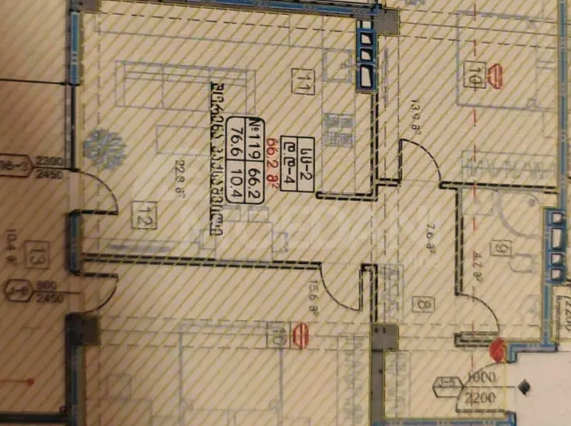 იყიდება 3 ოთახიანი ბინას 76.5მ² 11/13 სართ თბილისი - photo 5