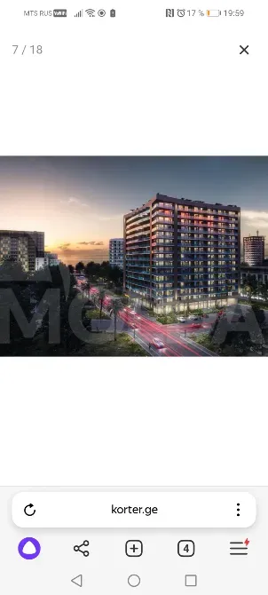 Продам 1-комн. квартиру 27м² 3/15 эт. Батуми - изображение 6