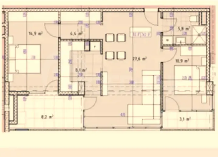 იყიდება 3 ოთახიანი ბინას 85მ² 10/10 სართ თბილისი - photo 10