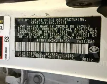 Toyota Camry 2.5L 2019 Tbilisi - photo 8