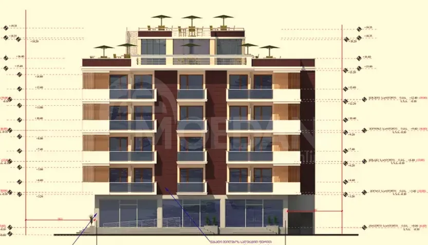 Продам 1-комн. квартиру 22.86м² 5/5 эт. Батуми - изображение 5