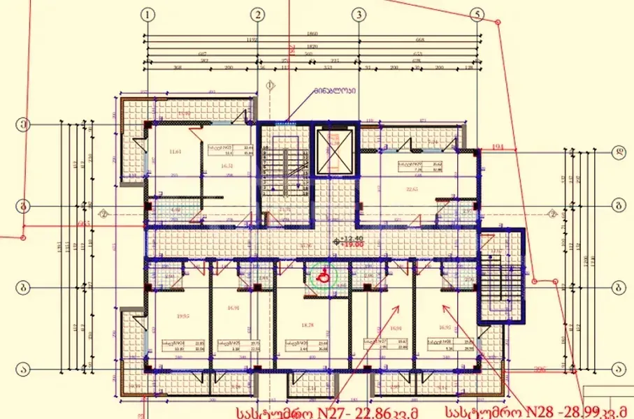 Продам 1-комн. квартиру 22.86м² 5/5 эт. Батуми - изображение 3