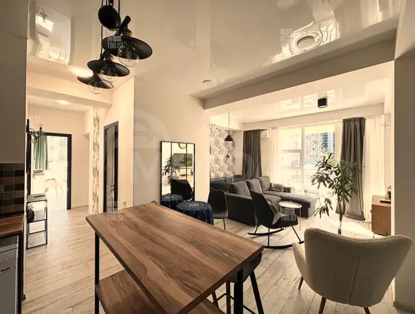 ქირავდება 3 ოთახიანი ბინა 85მ² 5/10 სართ თბილისი - photo 2