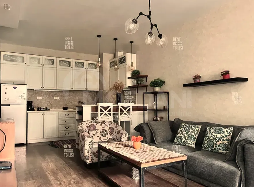 ქირავდება 2 ოთახიანი ბინა 65მ² 3/5 სართ თბილისი - photo 1