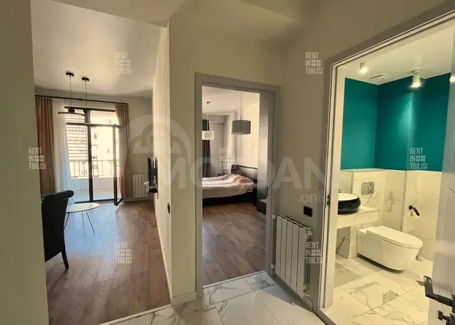 ქირავდება 2 ოთახიანი ბინა 60მ² 9/16 სართ თბილისი - photo 6