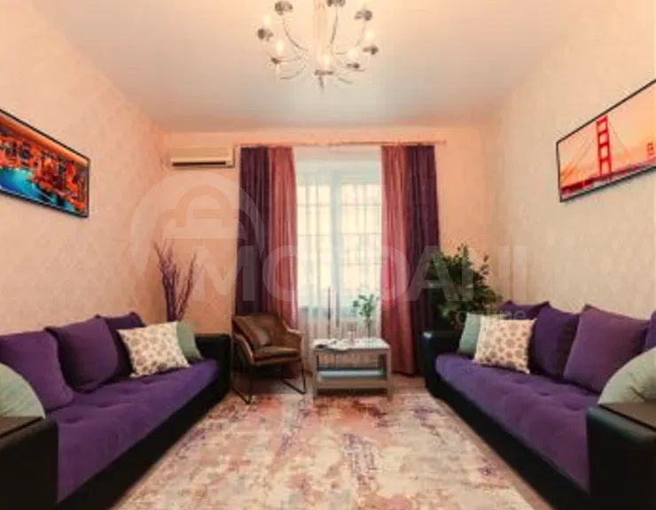 ქირავდება 2 ოთახიანი ბინა დღიურად თბილისში  60მ² 3/5 სართ თბილისი - photo 6