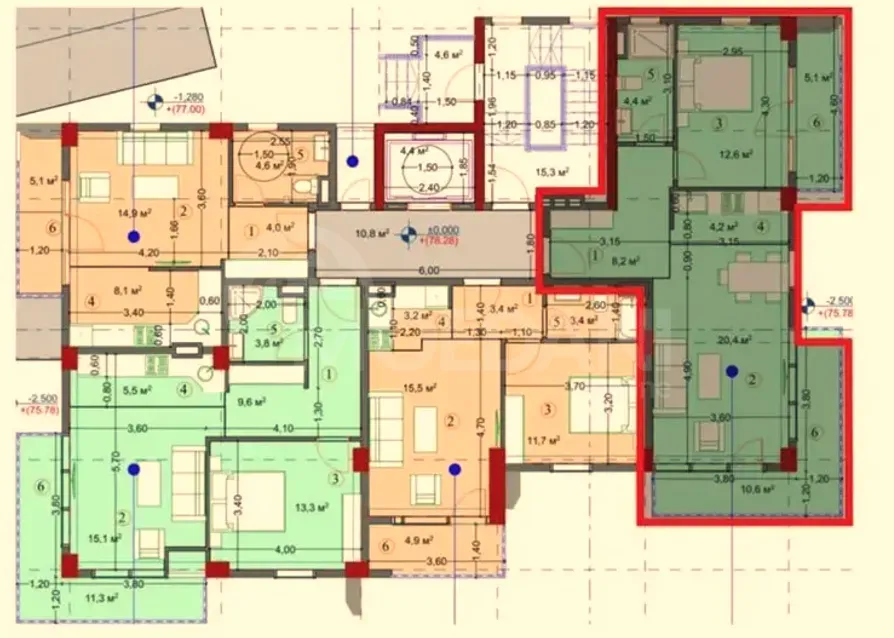 Продам 2-комн. квартиру 68м² 1/7 эт. Кобулети - изображение 10
