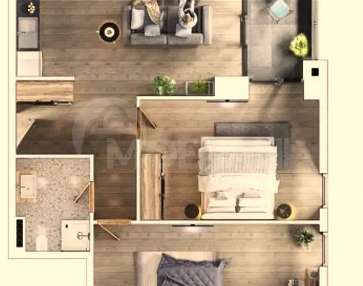 Продам 3-комн. квартиру 82м² 7/25 эт. Тбилиси - изображение 2