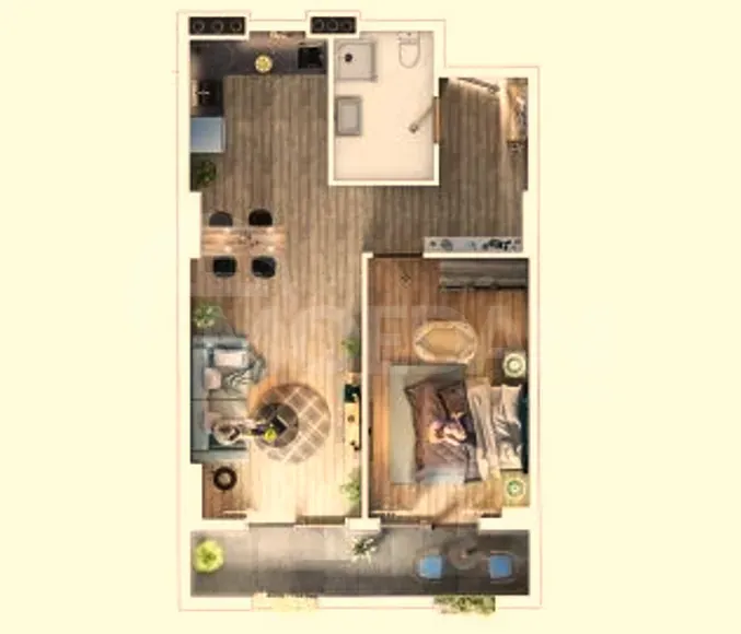 Продам 2-комн. квартиру 59м² 7/29 эт. Тбилиси - изображение 3