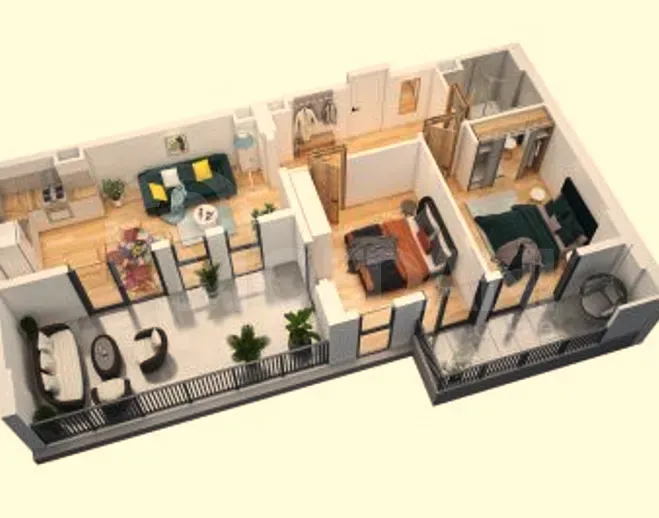 Продам 3-комн. квартиру 92м² 7/19 эт. Тбилиси - изображение 1