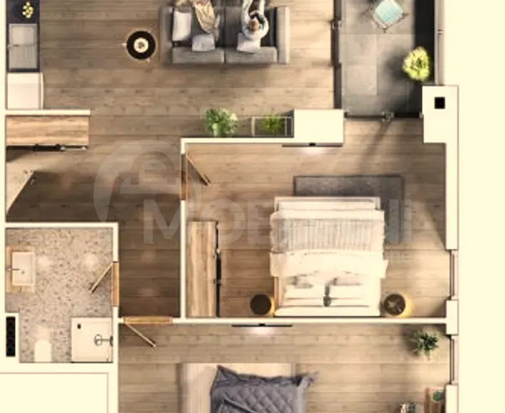 Продам 3-комн. квартиру 82м² 7/25 эт. Тбилиси - изображение 2