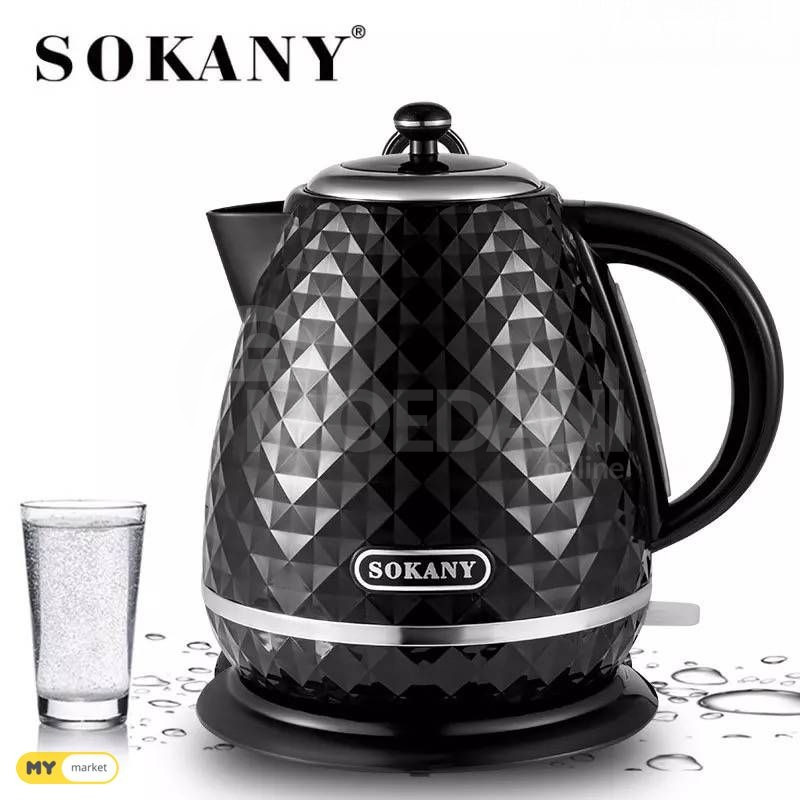 Чайник электрический SOKANY бесплатная доставка 45 минут PICCO● pico Тбилиси - изображение 1