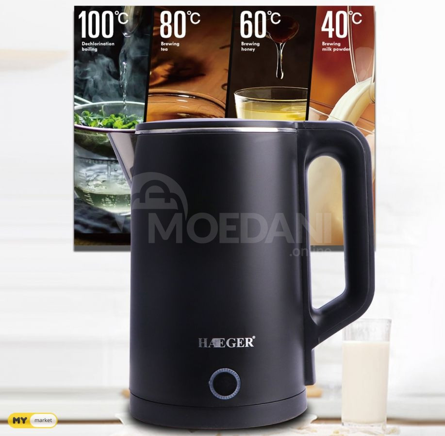 Электрический чайник HAEGER бесплатная доставка 45 минут PICCO●pico Тбилиси - изображение 2